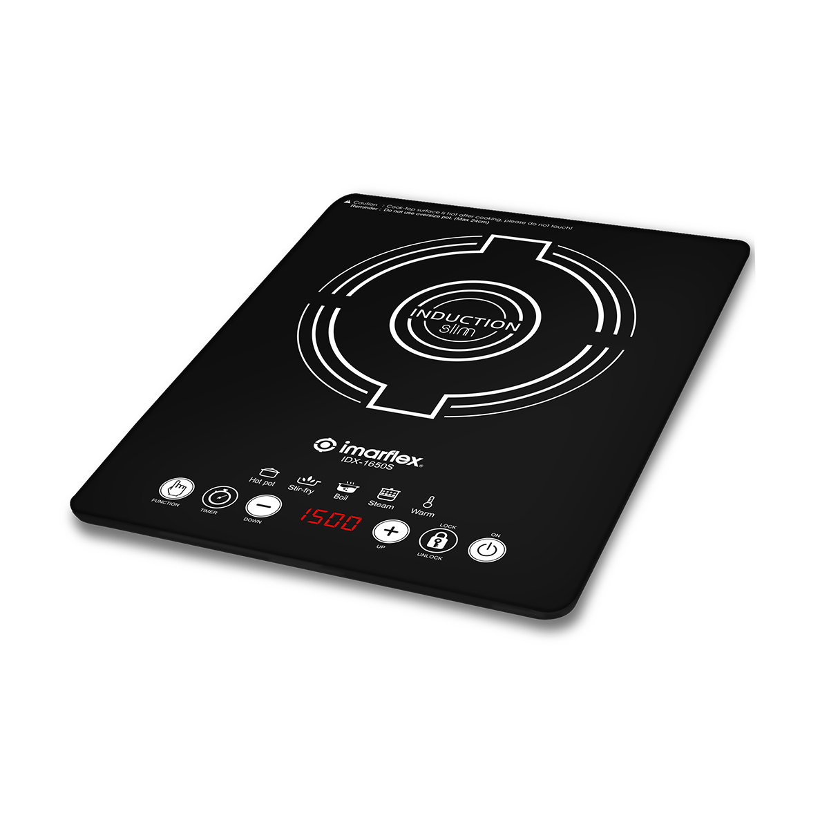 Imarflex Slim Type Induction Cooker (IDX1650S) Imarflex