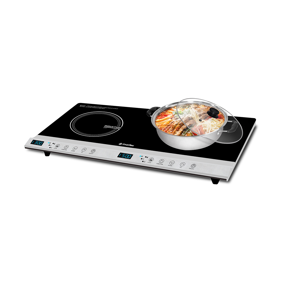 Imarflex Twin Induction Cooker (IDX3200HG) Imarflex
