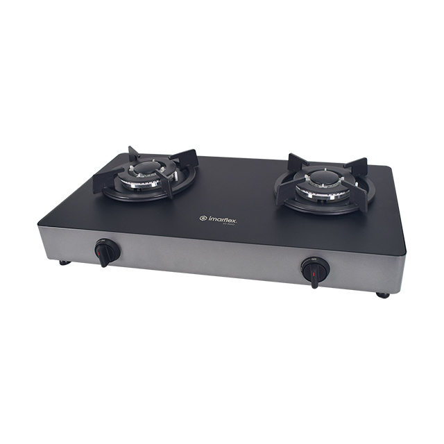 Imarflex Twin / Double Burner Gas Stove (IG-366G)