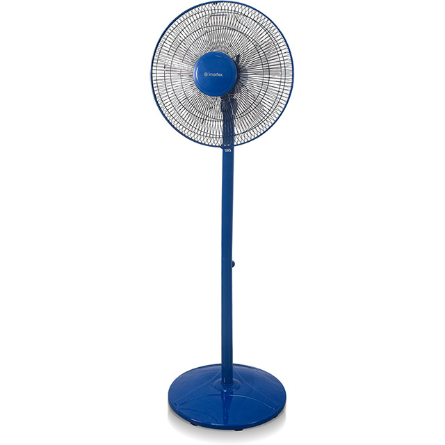 Imarflex 14-inch Stand Fan - Blue (IF-375BU)