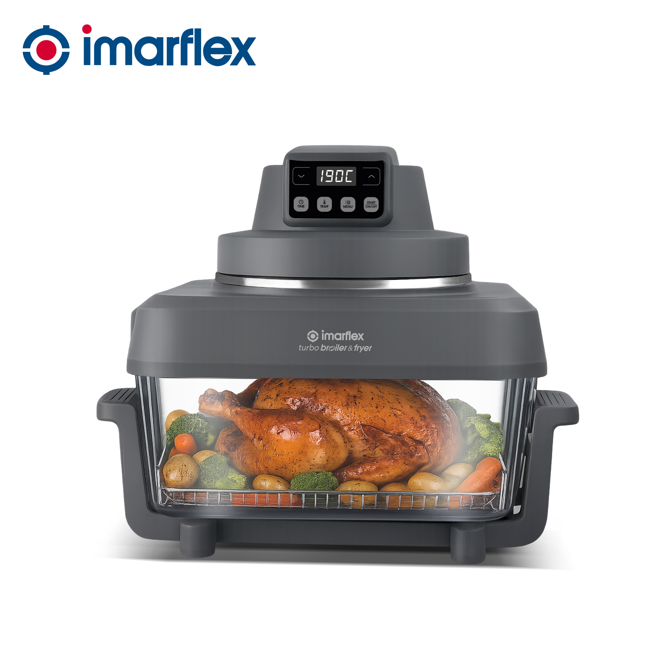 Imarflex 2in1 Turbo Broiler and Air Fryer (CVO-965DSQ)
