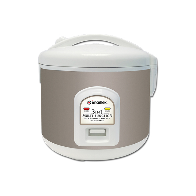 Imarflex 3-in-1 Rice Cooker and Multi-Function Cooker - 1L / 5 Cups (IRJ-1000Y)