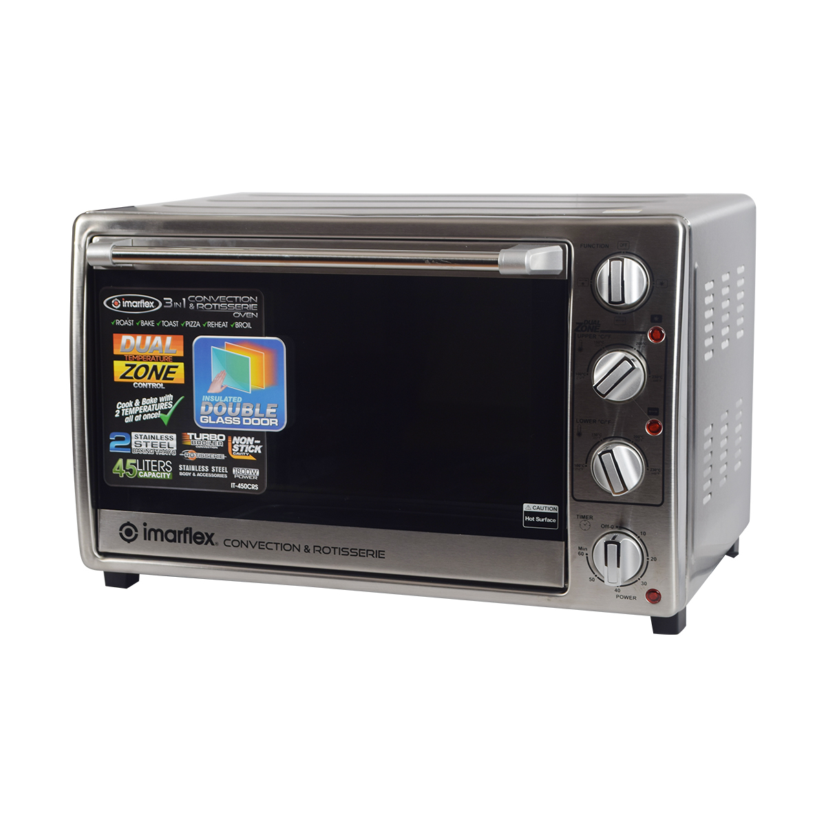 Imarflex Convection & Rotisserie Oven (IT450CRS) Imarflex